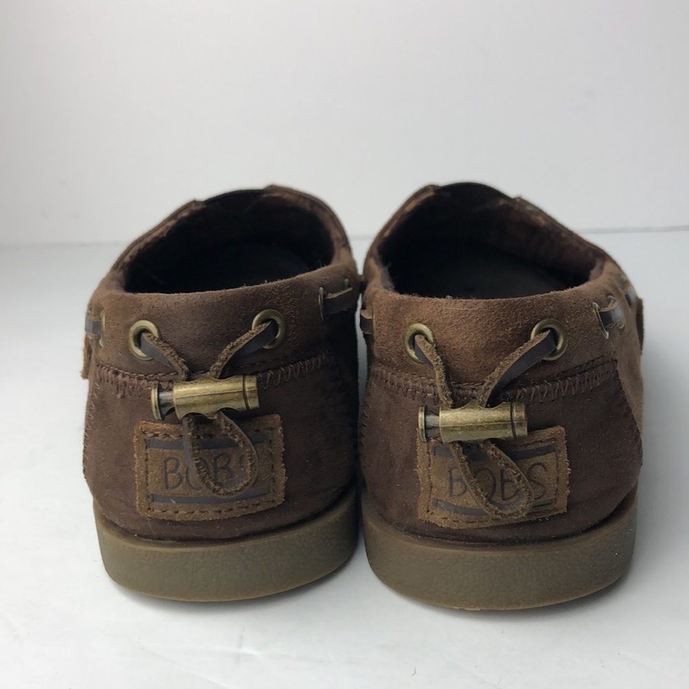 Bobs x Sketchers Brown Slip On Loafers - Picture 3 of 7